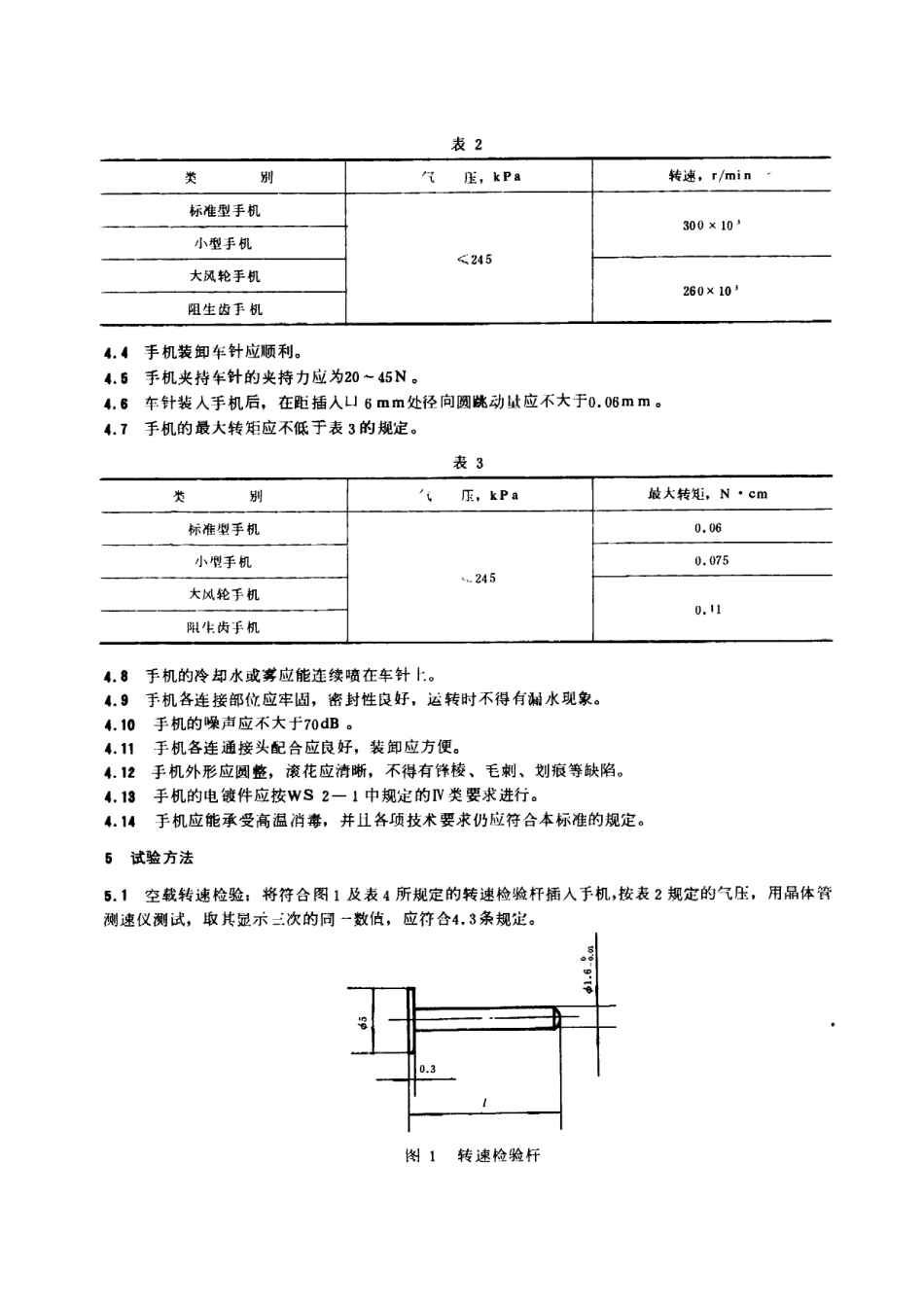 GB 12133-1989 高速涡轮牙钻手机(车头).pdf_第2页