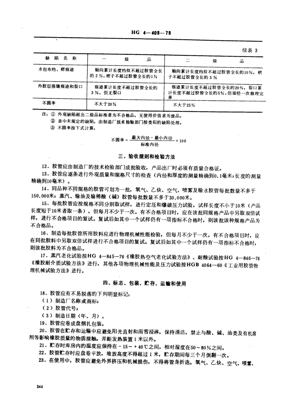 HG 4-405-1975 棉线编织(缠绕)胶管.pdf_第3页