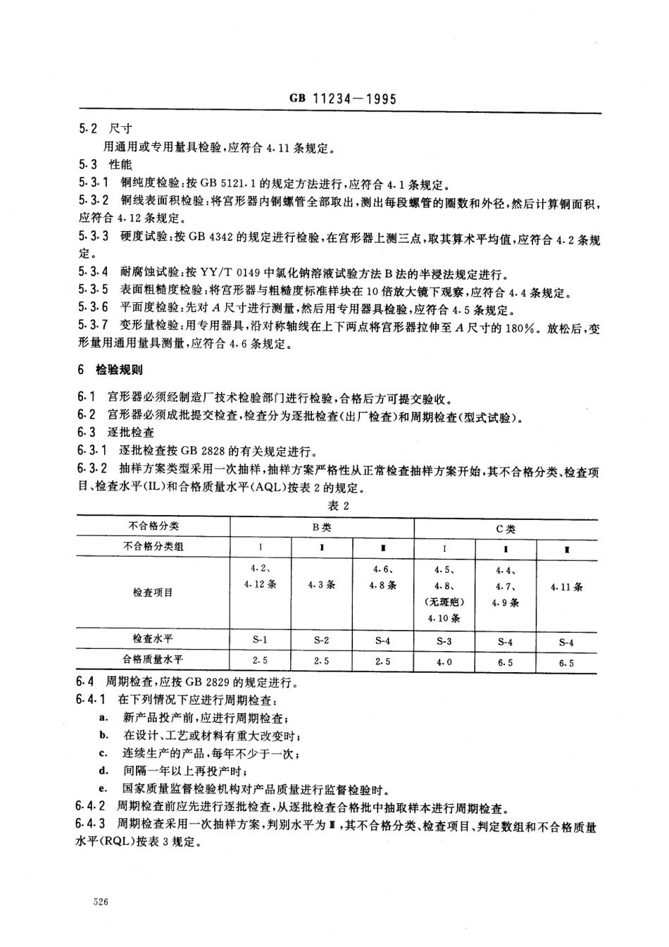 GB 11234-1995 宫腔形宫内节育器.pdf_第3页