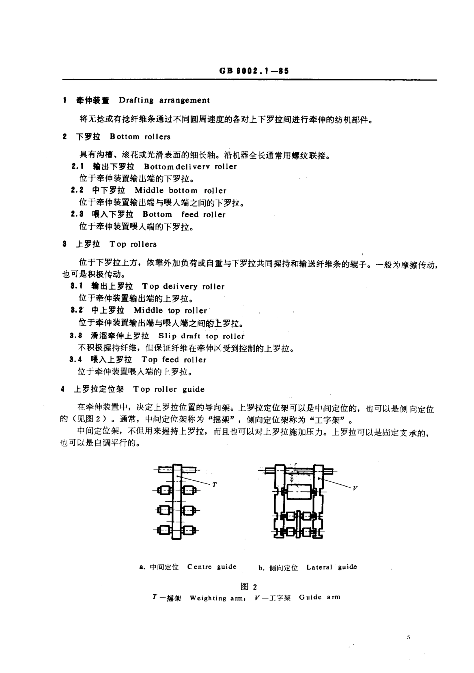 GB 6002.1-1985 纺织机械术语 纺机牵伸装置.pdf_第3页