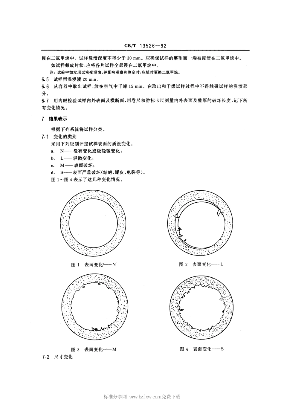 GBT 13526-1992 硬聚氯乙烯(PVC-U) 管材 二氯甲烷浸渍试验方法.pdf_第2页