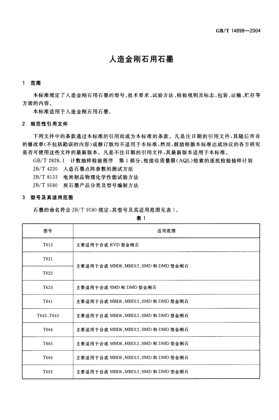GBT 14898-2004 人造金刚石用石墨.pdf_第3页