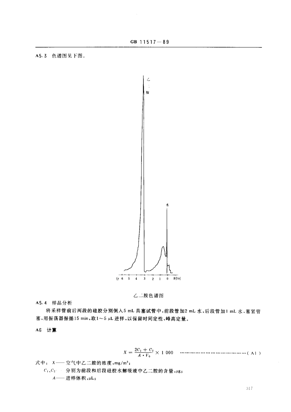 GB 11517-1989 车间空气中乙二胺卫生标准.pdf_第3页