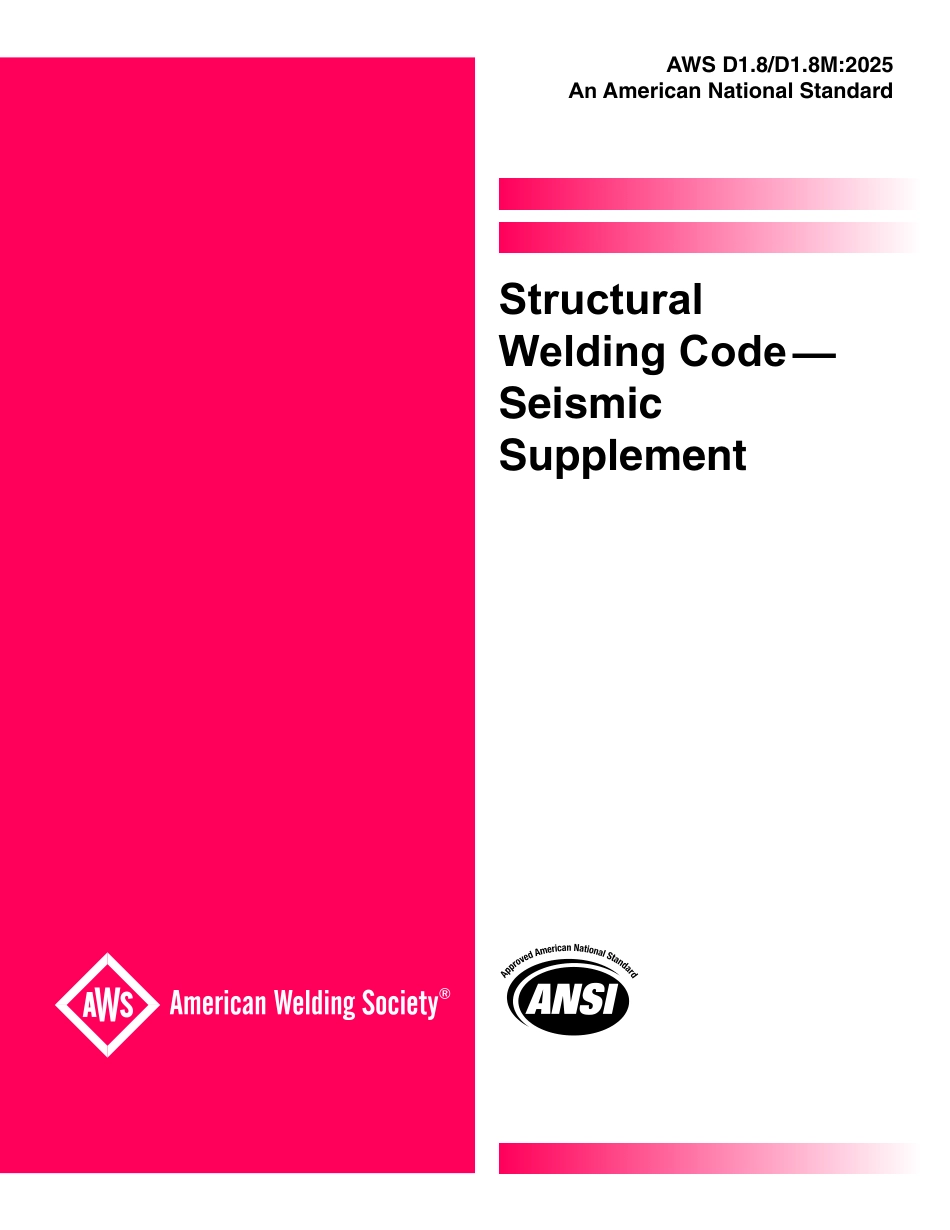 AWS D1.8 - D1.8M-2025.pdf_第1页