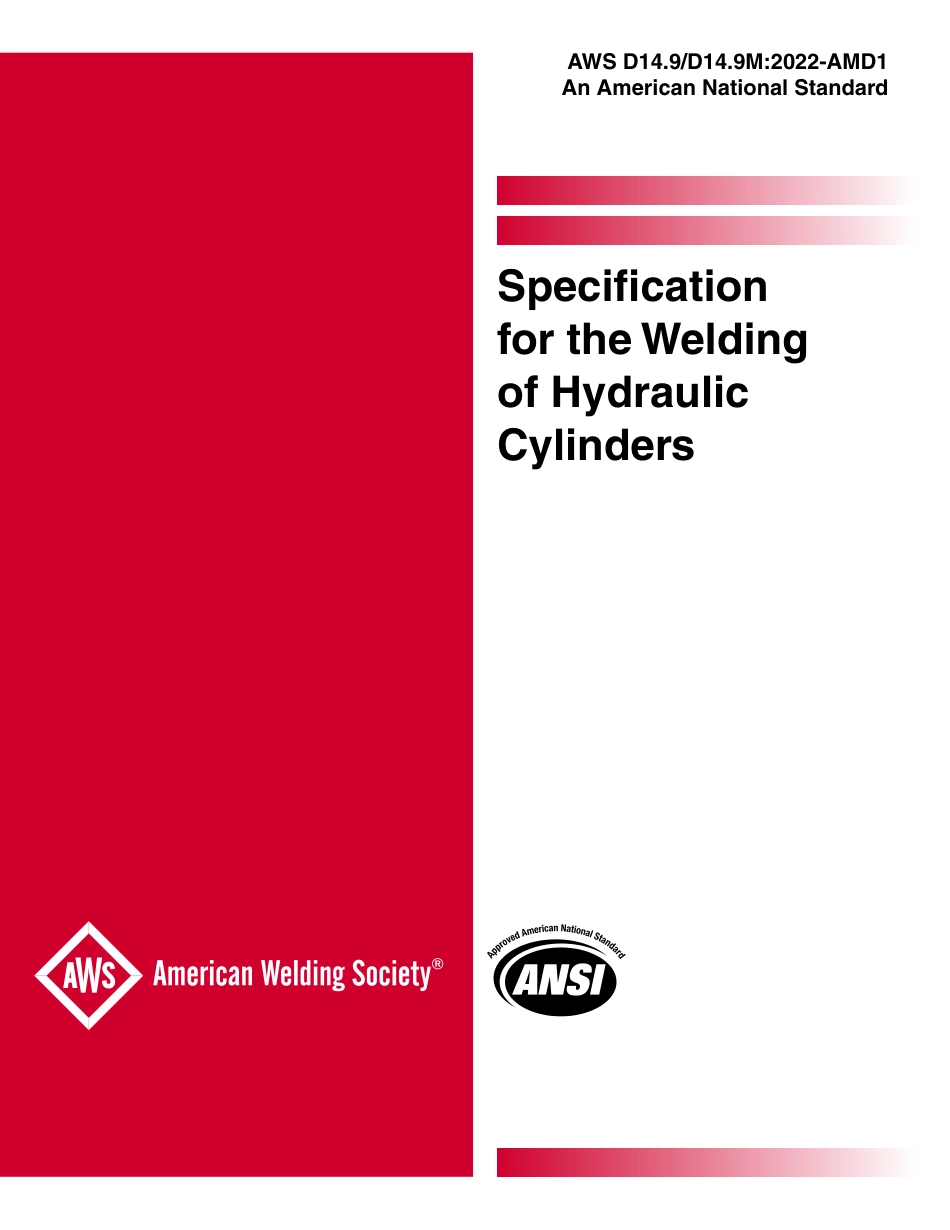 AWS D14.9 - D14.9M-2022-AMD1 (2023).pdf_第1页