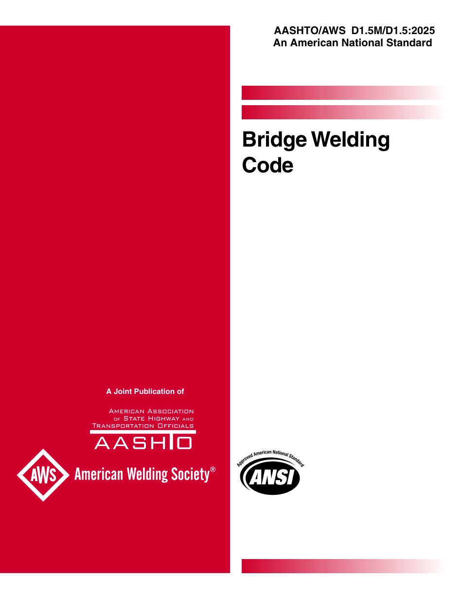 AWS D1.5M - D1.5-2025.pdf_第1页