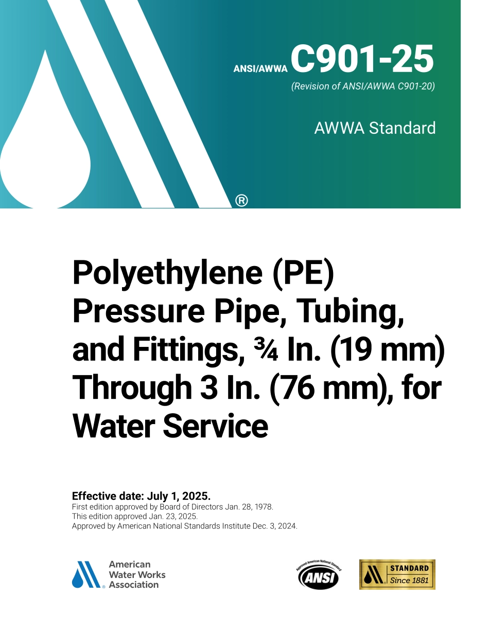 ANSI AWWA C901-25.pdf_第1页