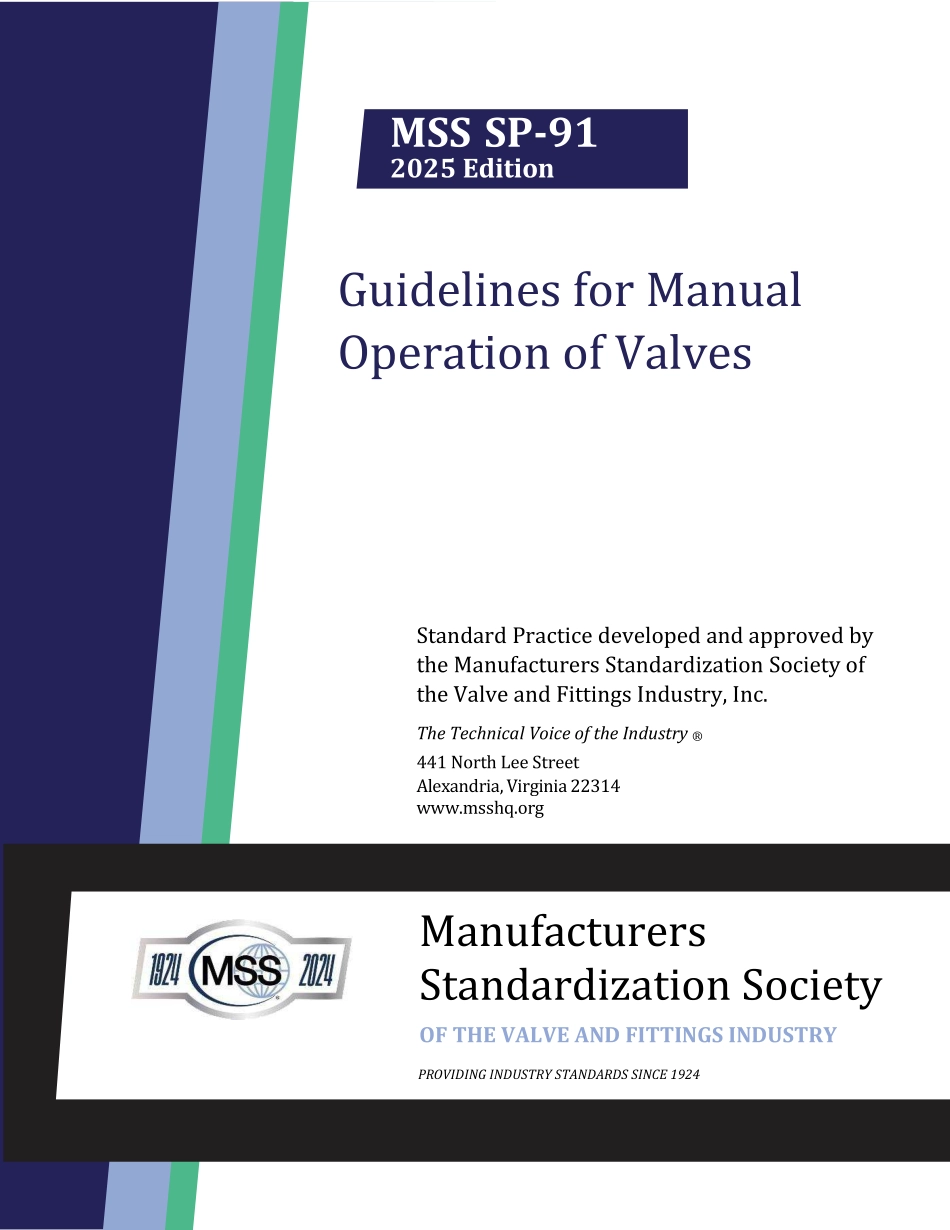 MSS SP-91-2025.pdf_第1页