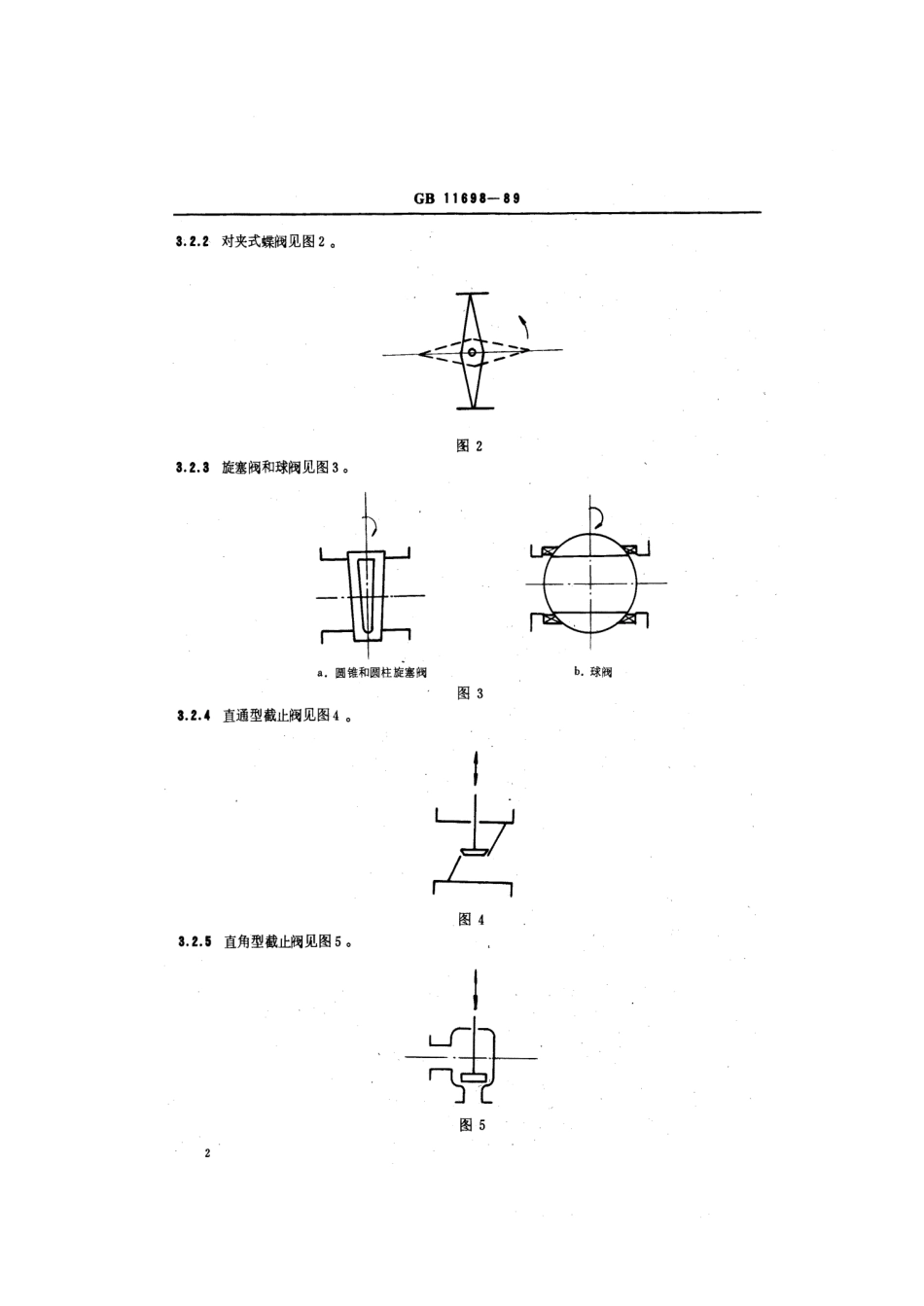 GB 11698-1989 船用法兰连接金属阀门的结构长度.pdf_第3页