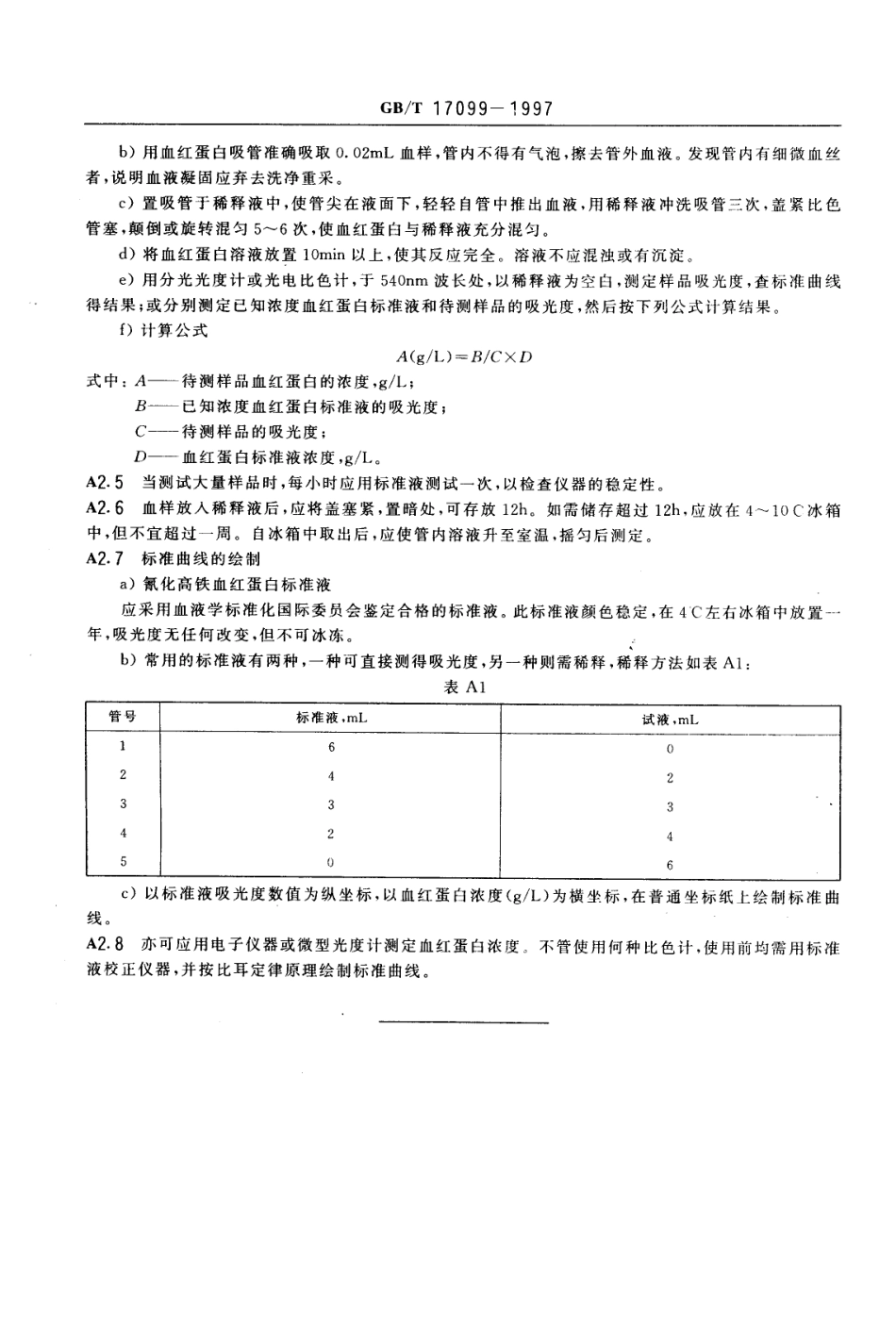 GBT 17099-1997 儿童少年血红蛋白筛检.pdf_第3页