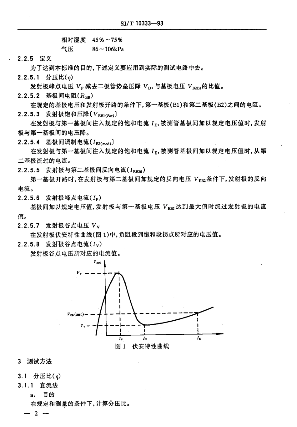 SJT 10333-1993 单结晶体管测试方法.pdf_第3页