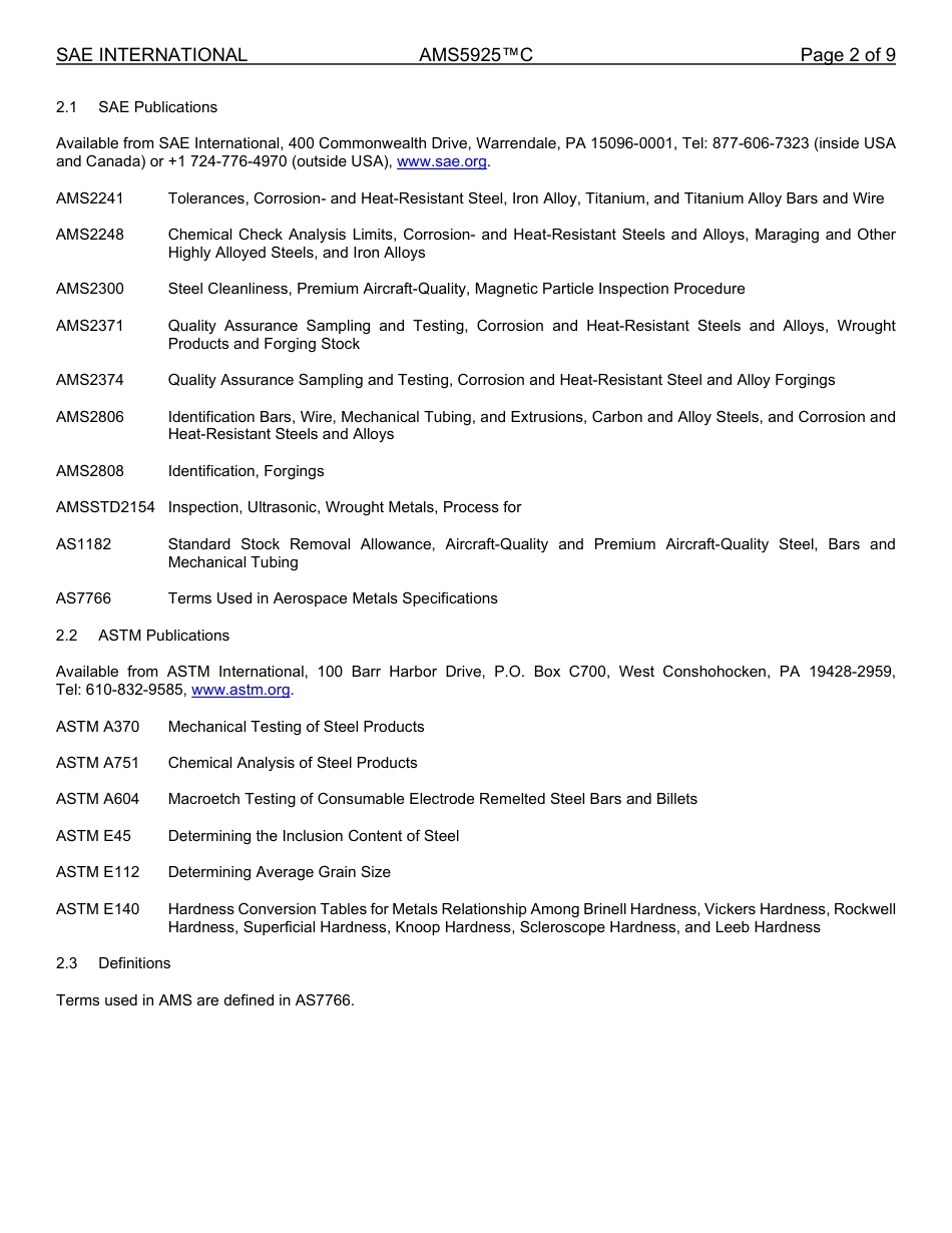 SAE AMS 5925C-2023.pdf_第2页