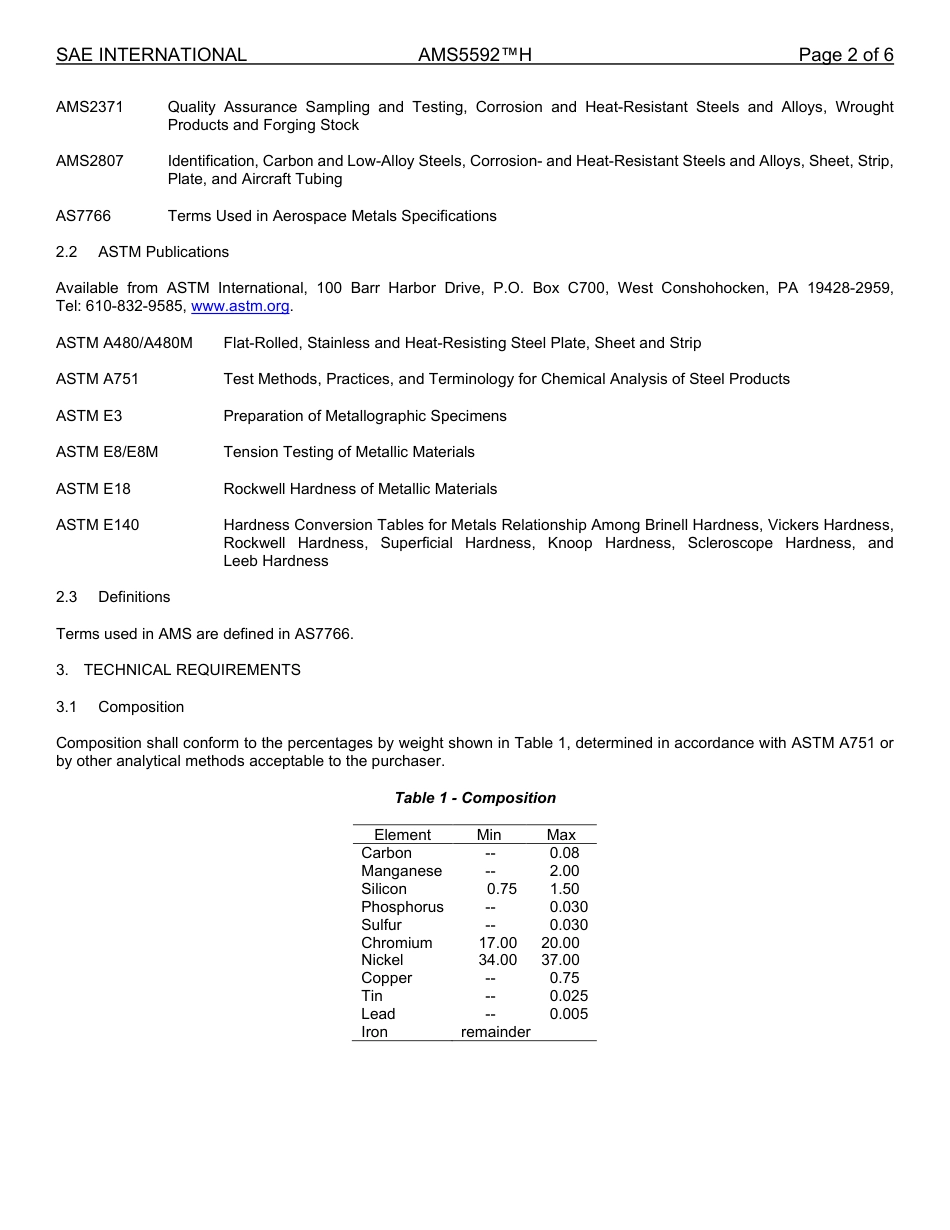 SAE AMS 5592H-2024.pdf_第2页