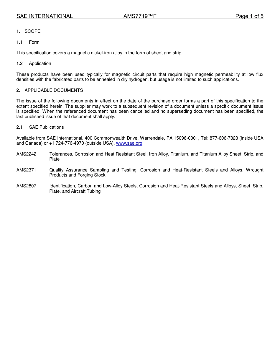 SAE AMS 7719F-2025.pdf_第2页