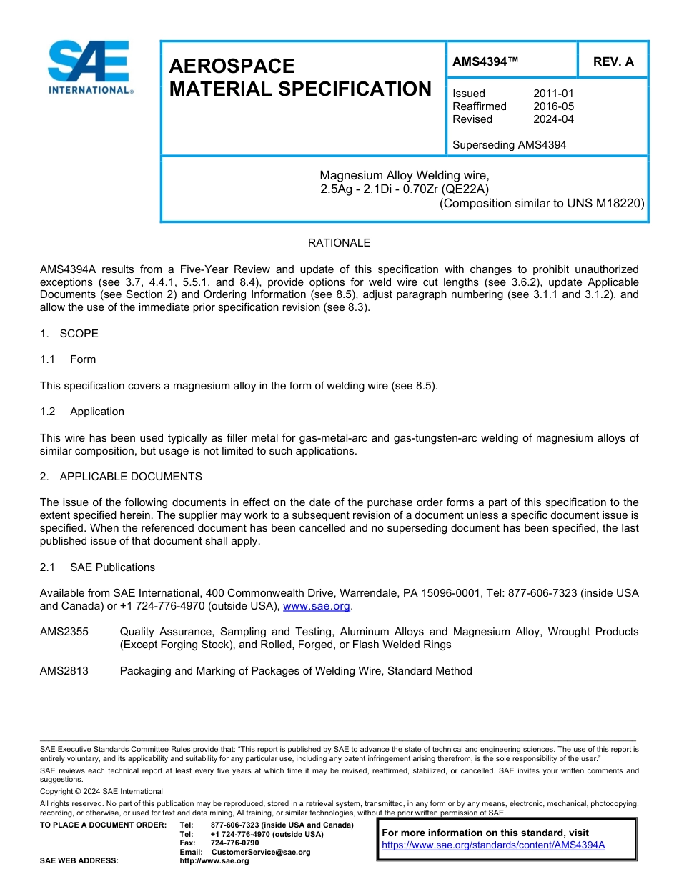 SAE AMS 4394A-2024.pdf_第1页