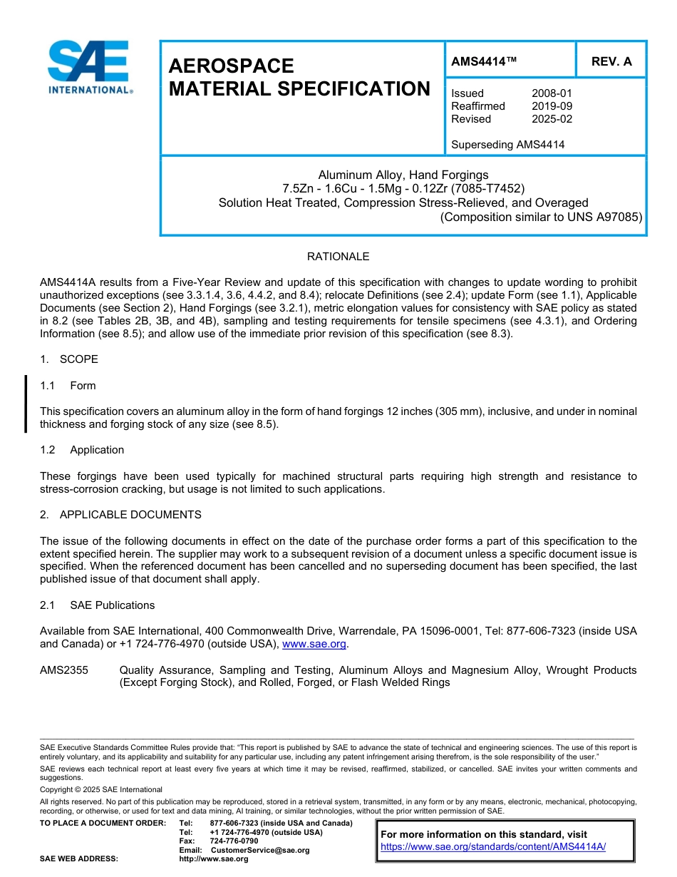 SAE AMS 4414A-2025.pdf_第1页