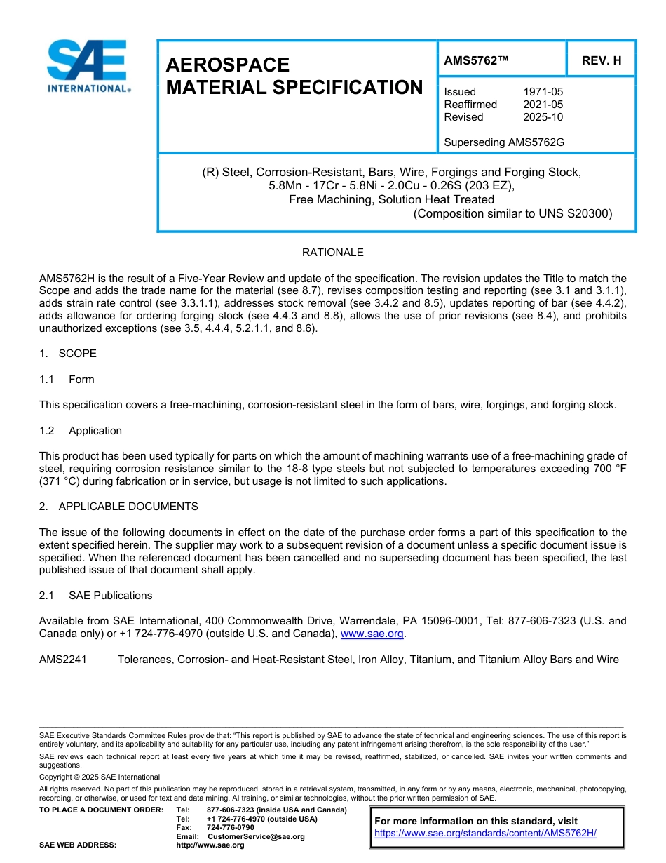 SAE AMS 5762H-2025.pdf_第1页