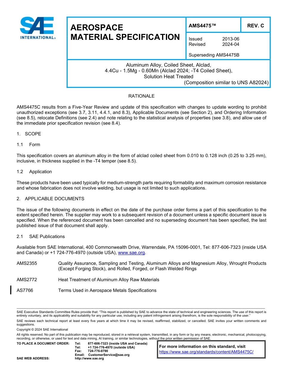 SAE AMS 4475C-2024.pdf_第1页