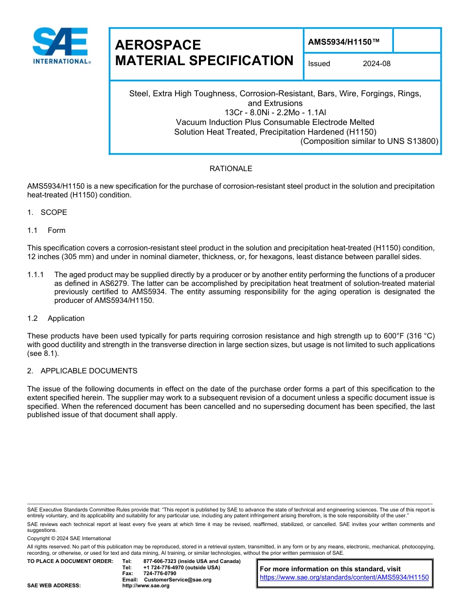 SAE AMS 5934-H1150-2024.pdf_第1页
