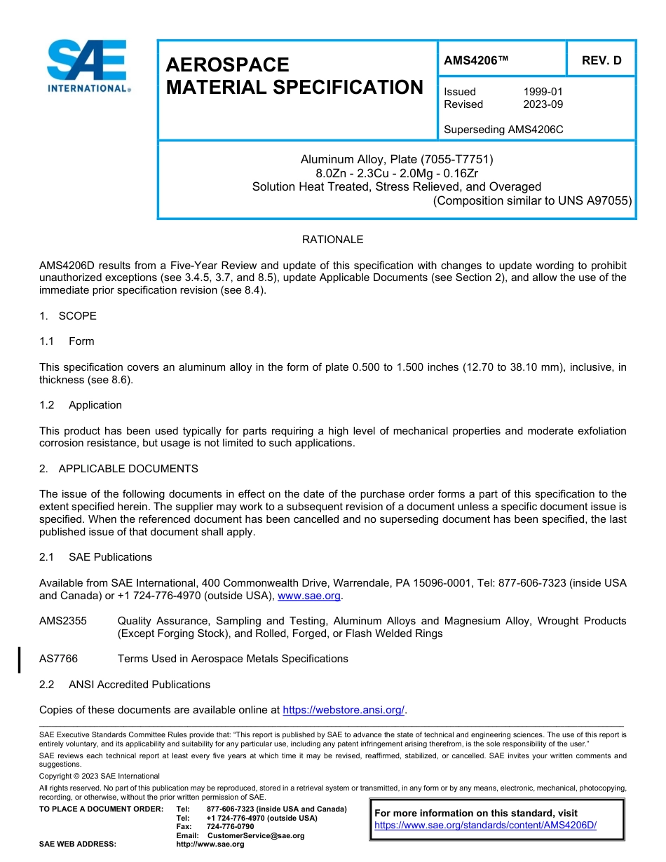 SAE AMS 4206D-2023.pdf_第1页