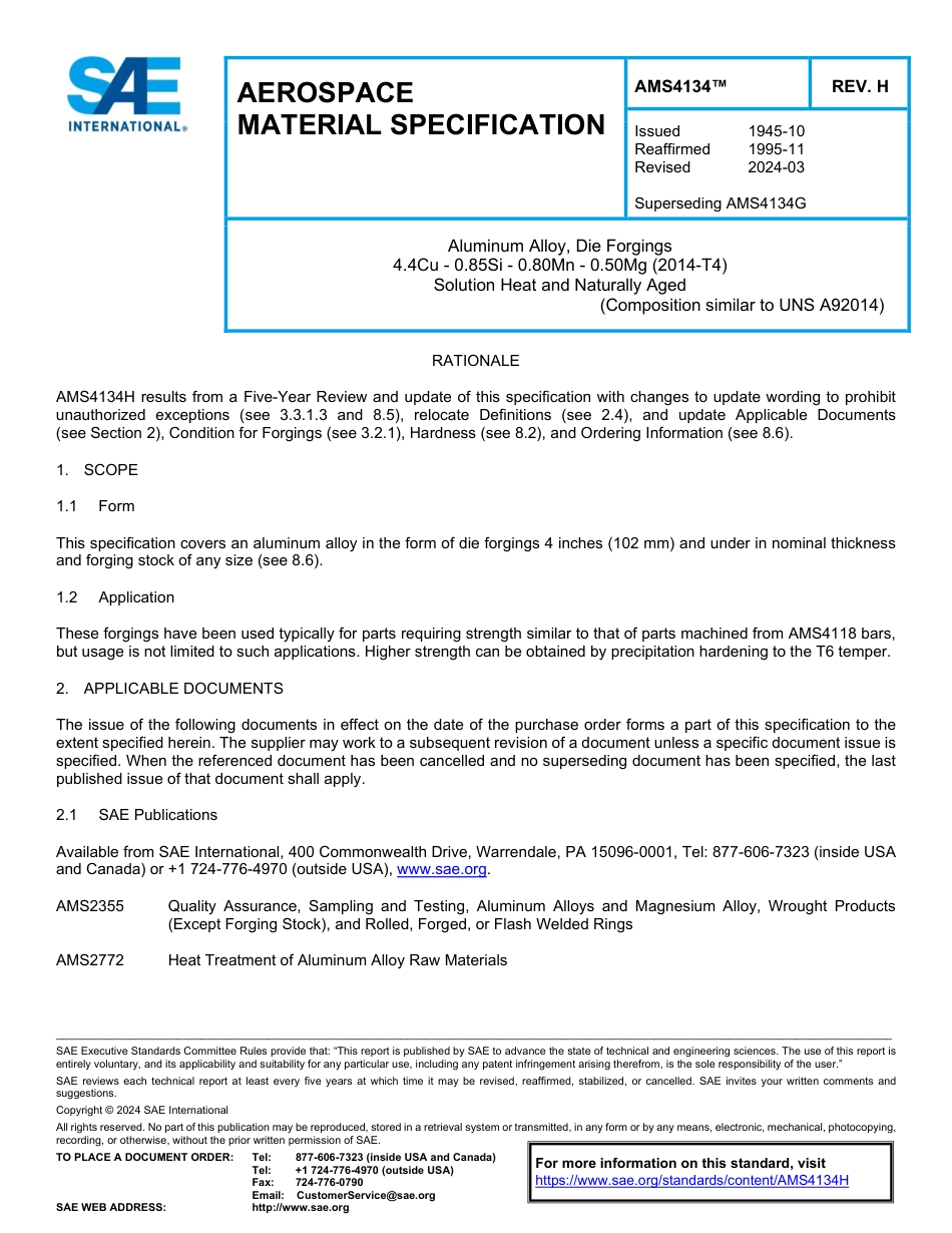 SAE AMS 4134H-2024.pdf_第1页
