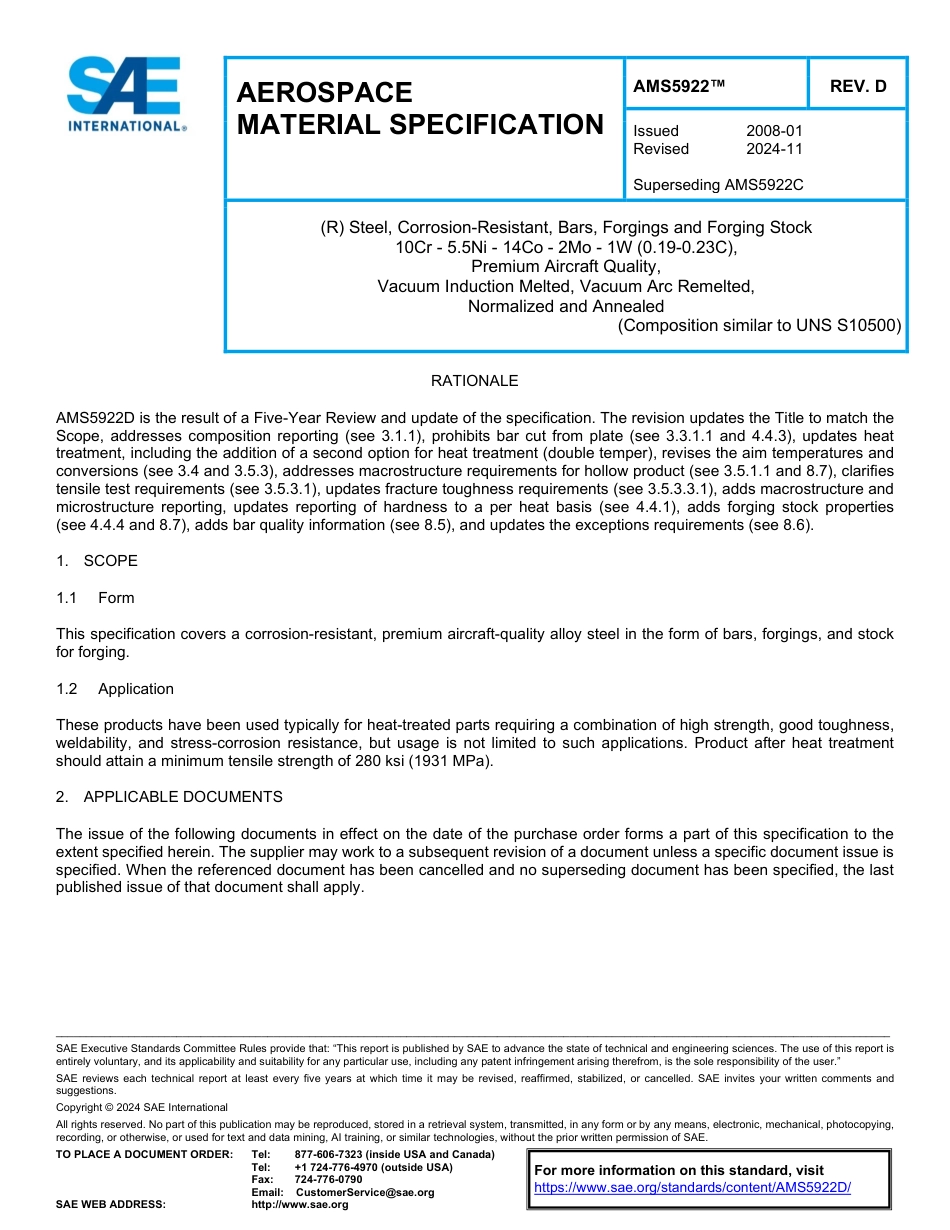 SAE AMS 5922D-2024.pdf_第1页