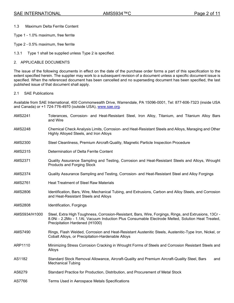 SAE AMS 5934C-2025.pdf_第2页