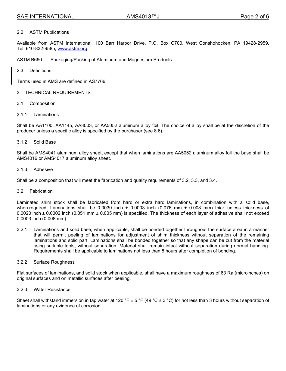 SAE AMS 4013J-2024.pdf_第2页