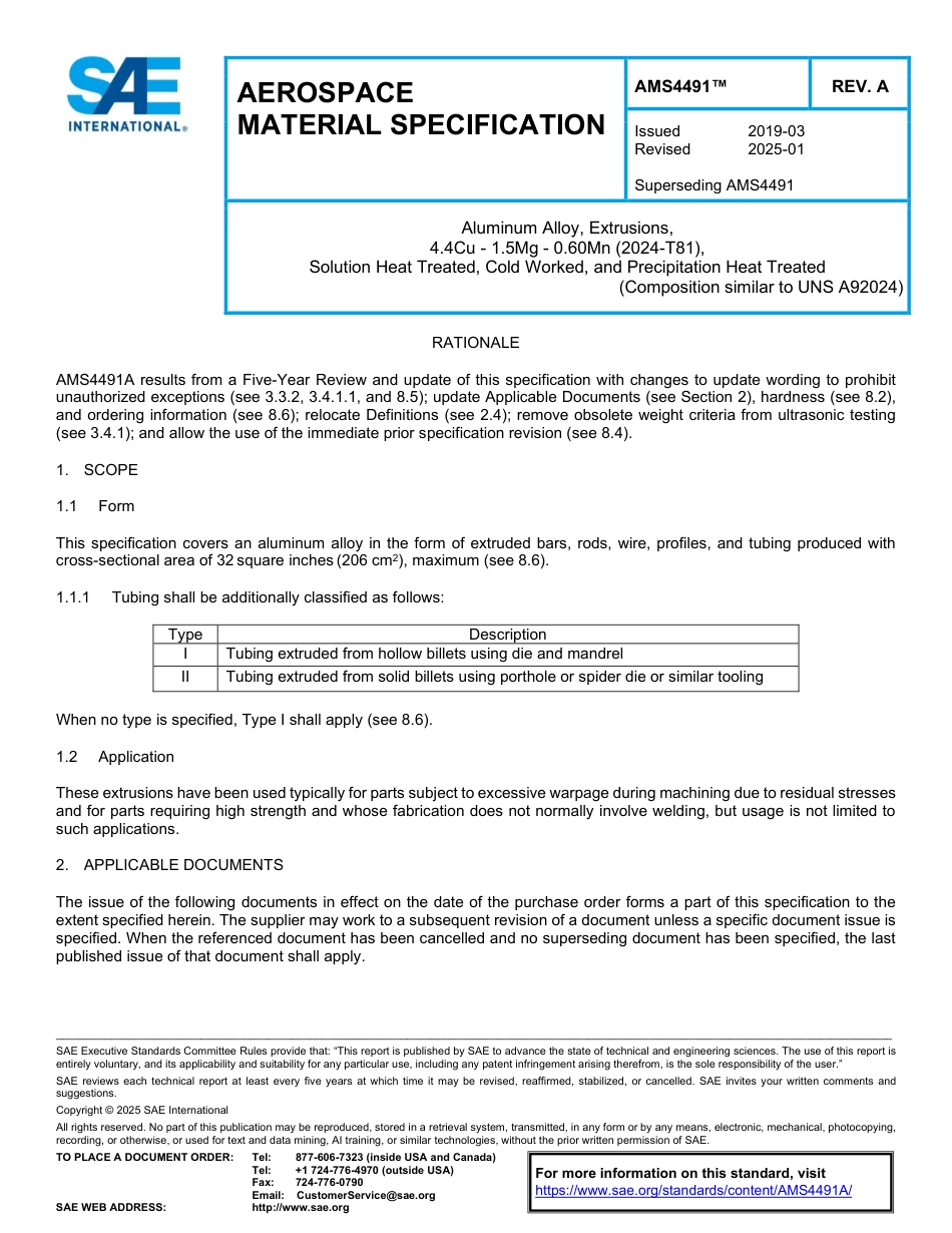 SAE AMS 4491A-2025.pdf_第1页