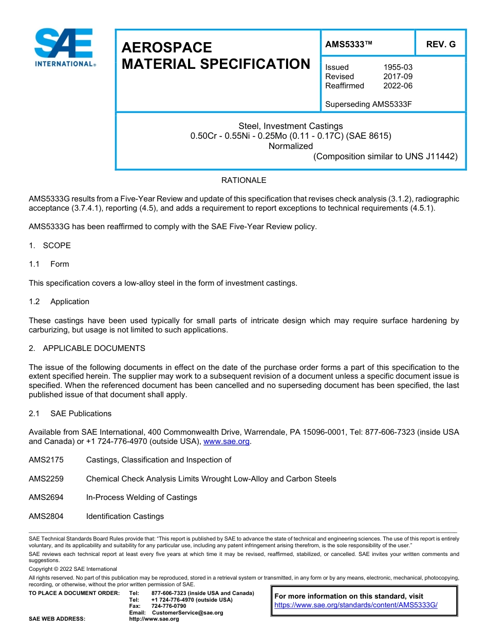 SAE AMS 5333G-2022.pdf_第1页