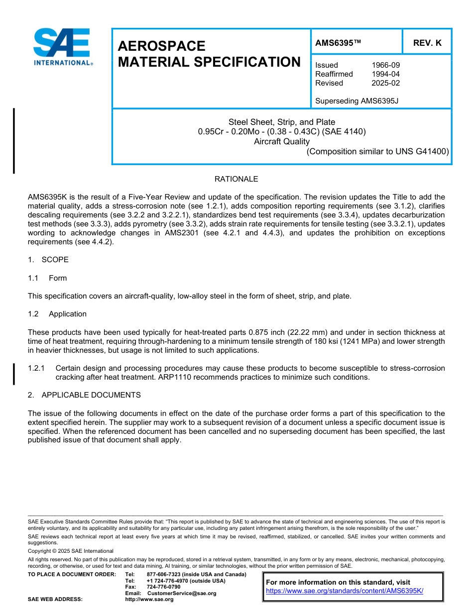 SAE AMS 6395K-2025.pdf_第1页