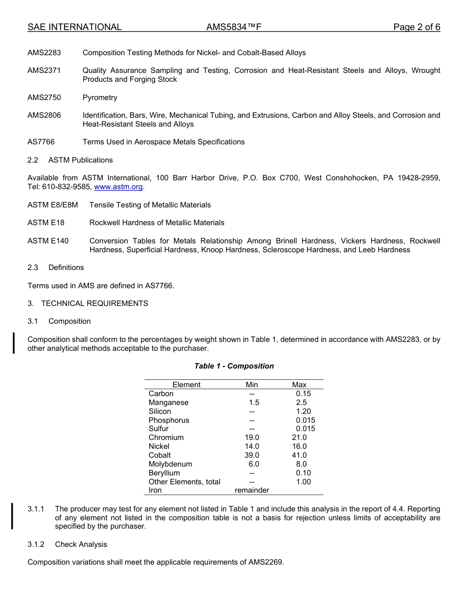 SAE AMS 5834F-2025.pdf_第2页