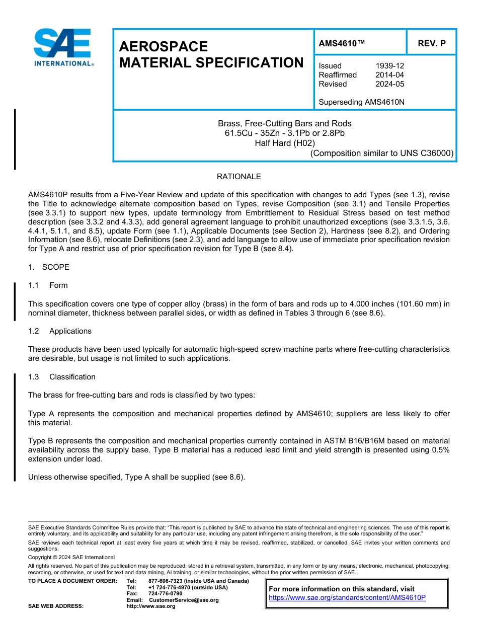 SAE AMS 4610P-2024.pdf_第1页