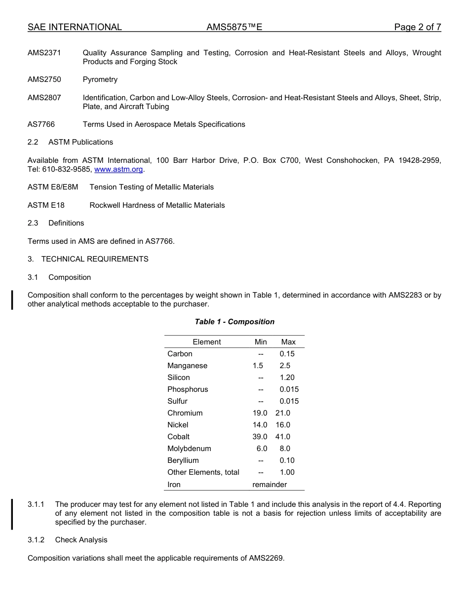 SAE AMS 5875E-2025.pdf_第2页