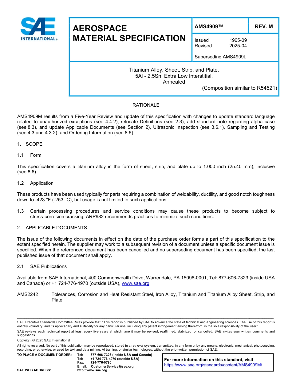 SAE AMS 4909M-2025.pdf_第1页