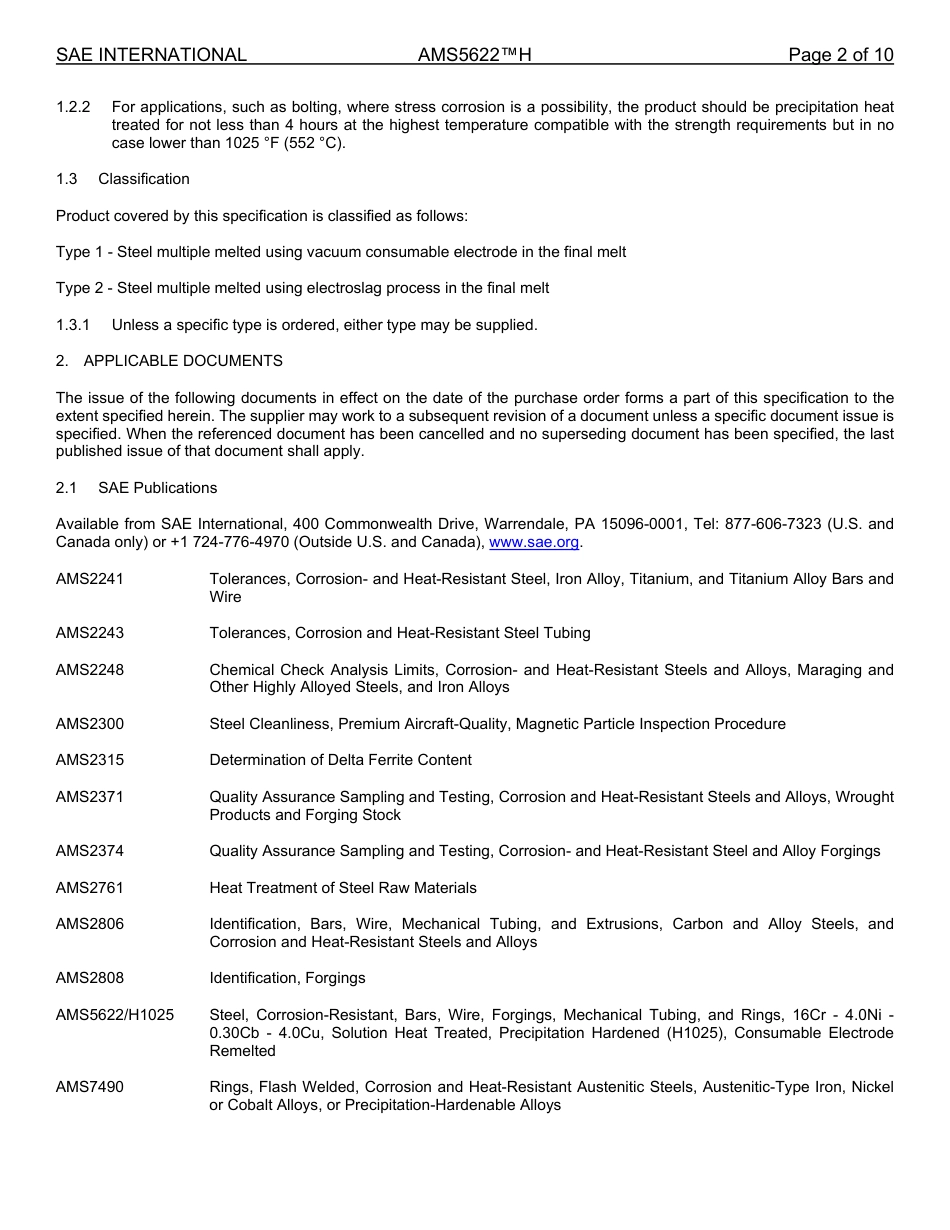 SAE AMS 5622H-2025.pdf_第2页