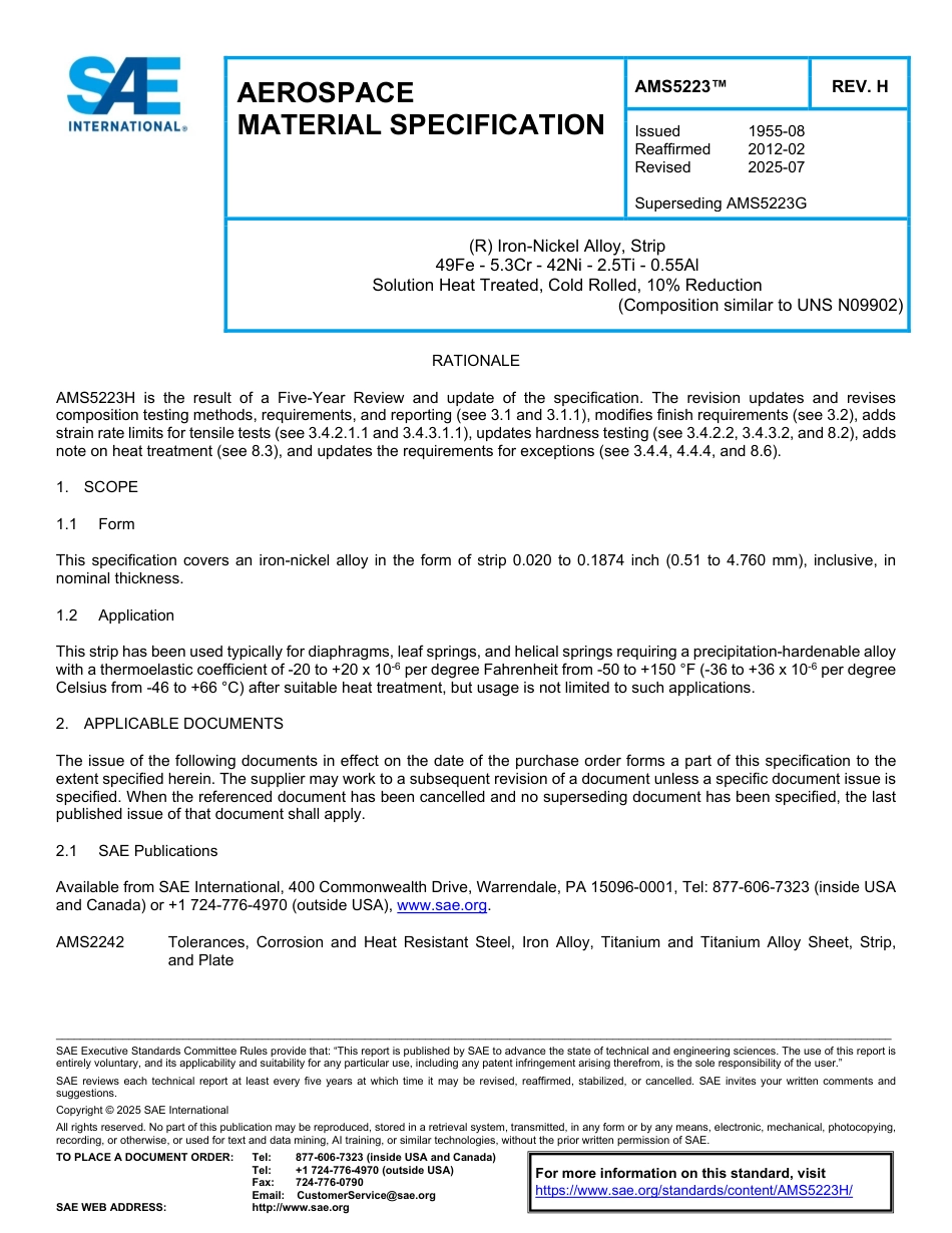 SAE AMS 5223H-2025.pdf_第1页