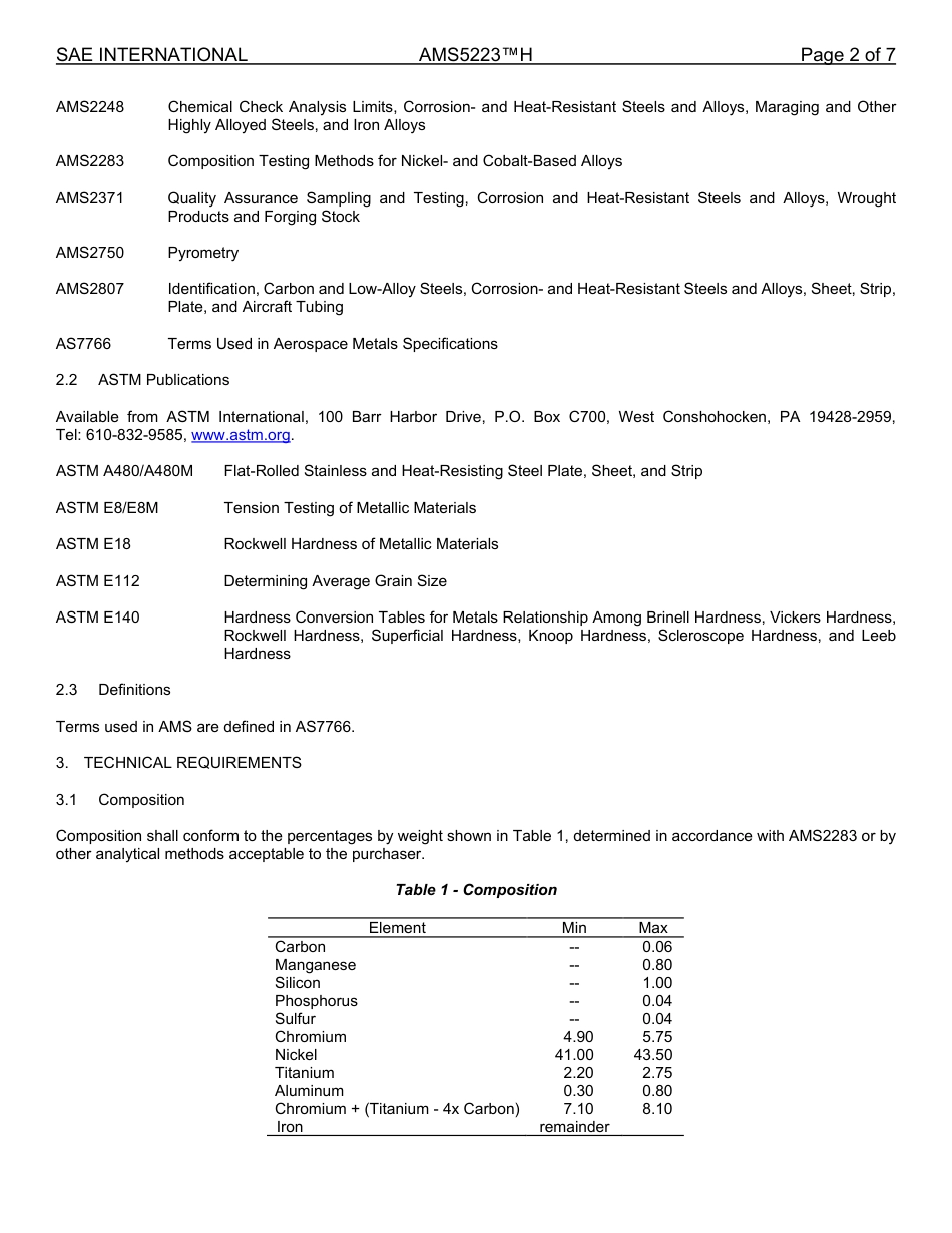 SAE AMS 5223H-2025.pdf_第2页