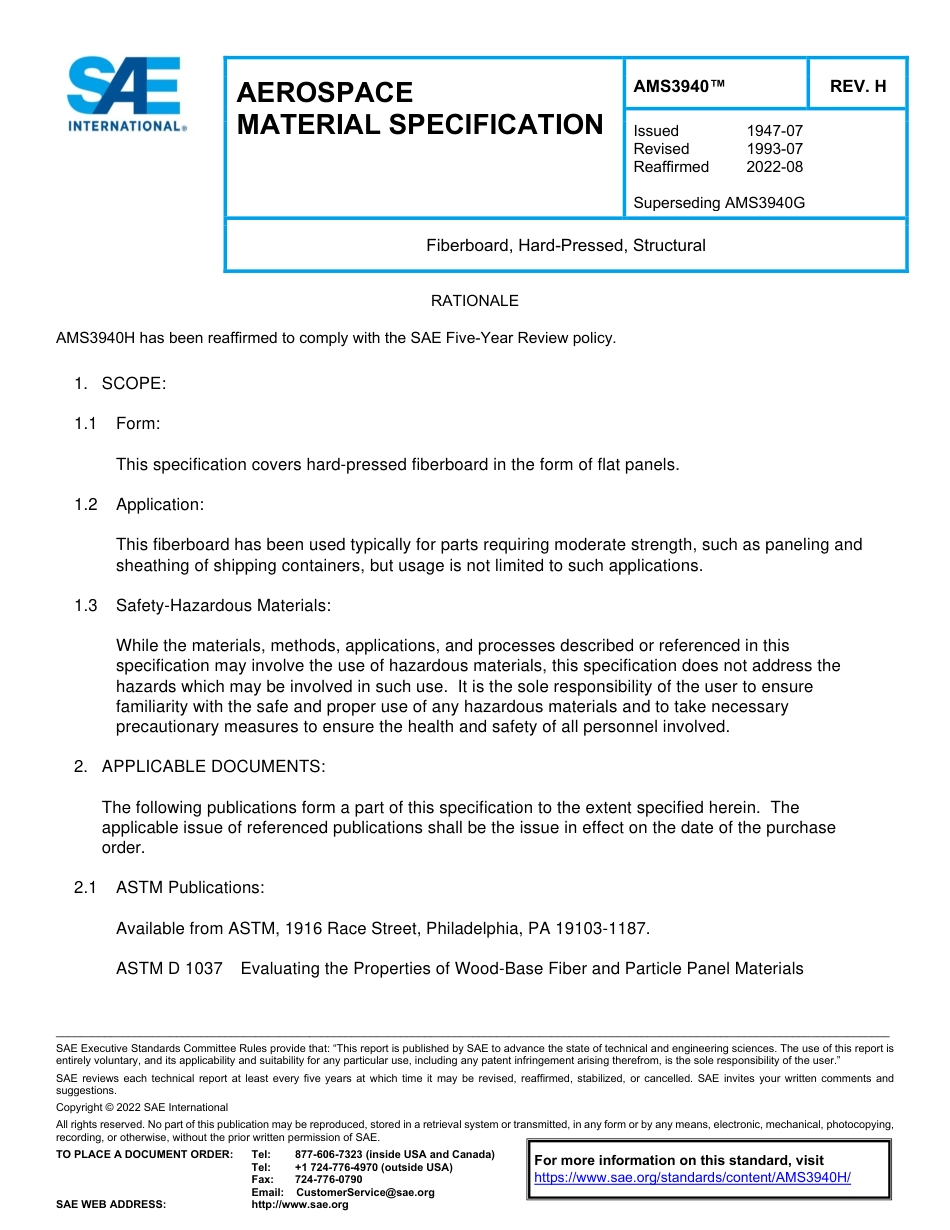 SAE AMS 3940H-2022.pdf_第1页
