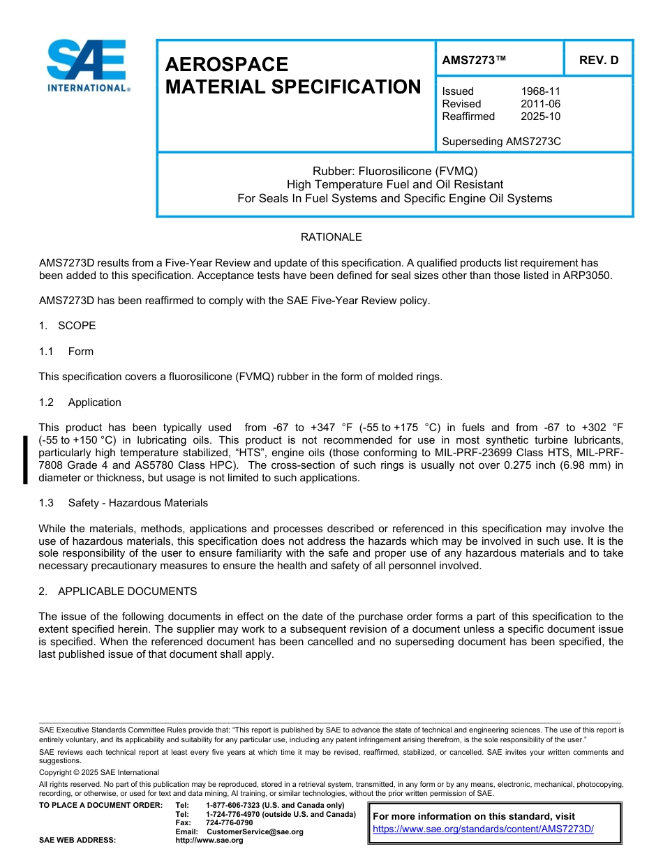 SAE AMS 7273D-2025.pdf_第1页