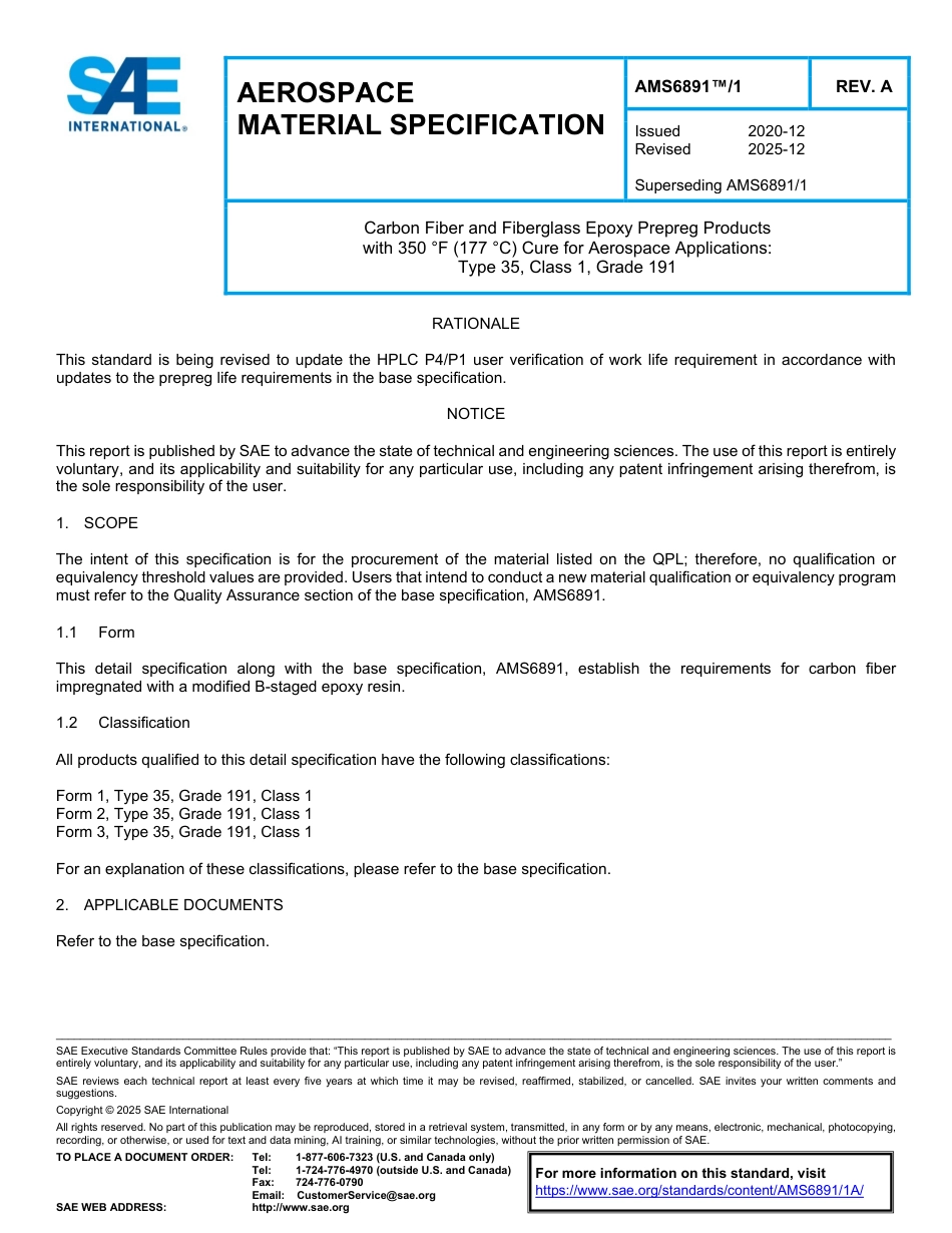 SAE AMS 6891-1A-2025.pdf_第1页