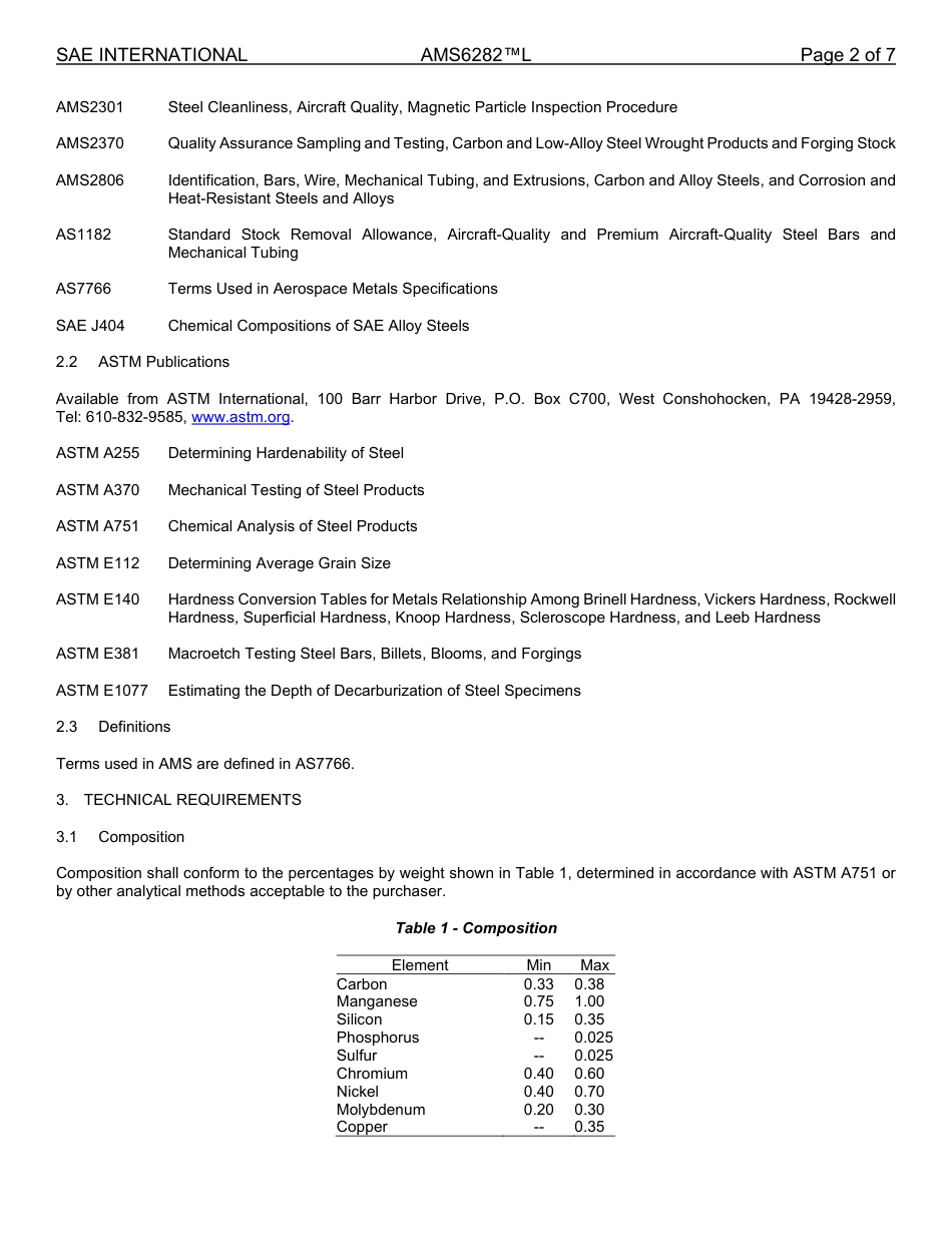 SAE AMS 6282L-2025.pdf_第2页