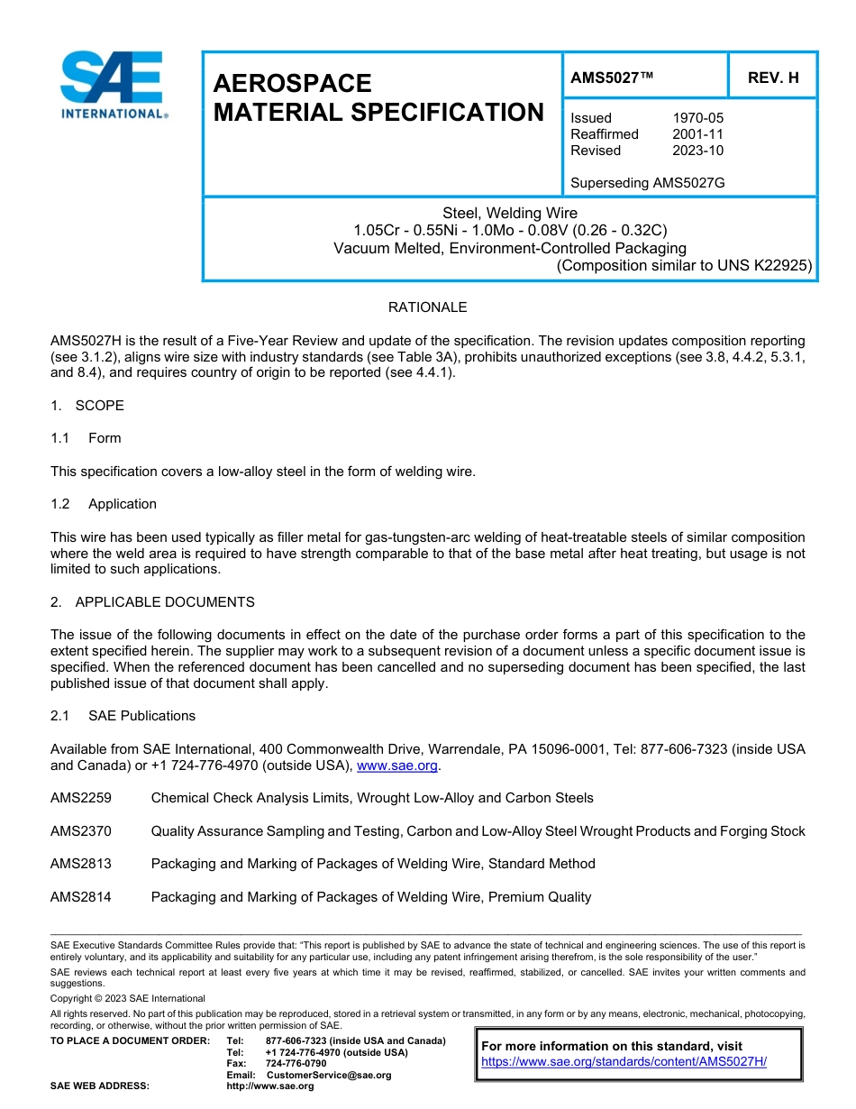 SAE AMS 5027H-2023.pdf_第1页