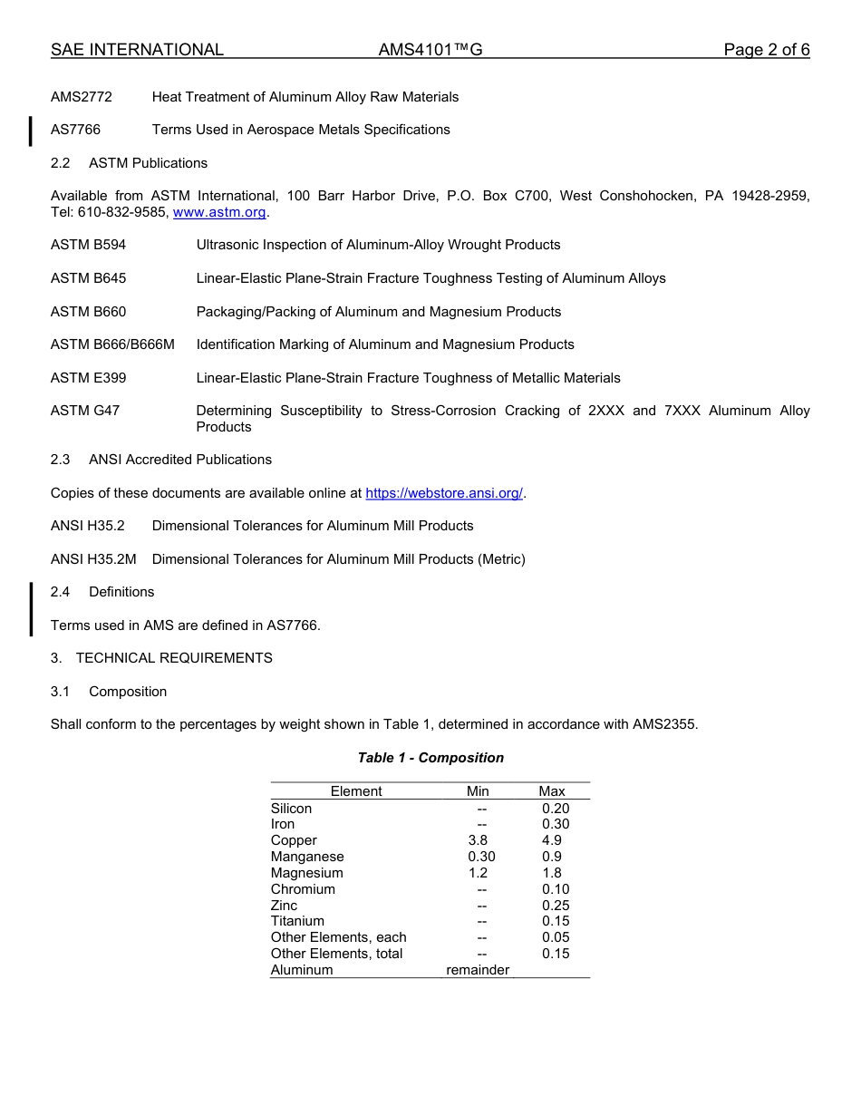 SAE AMS 4101G-2025.pdf_第2页