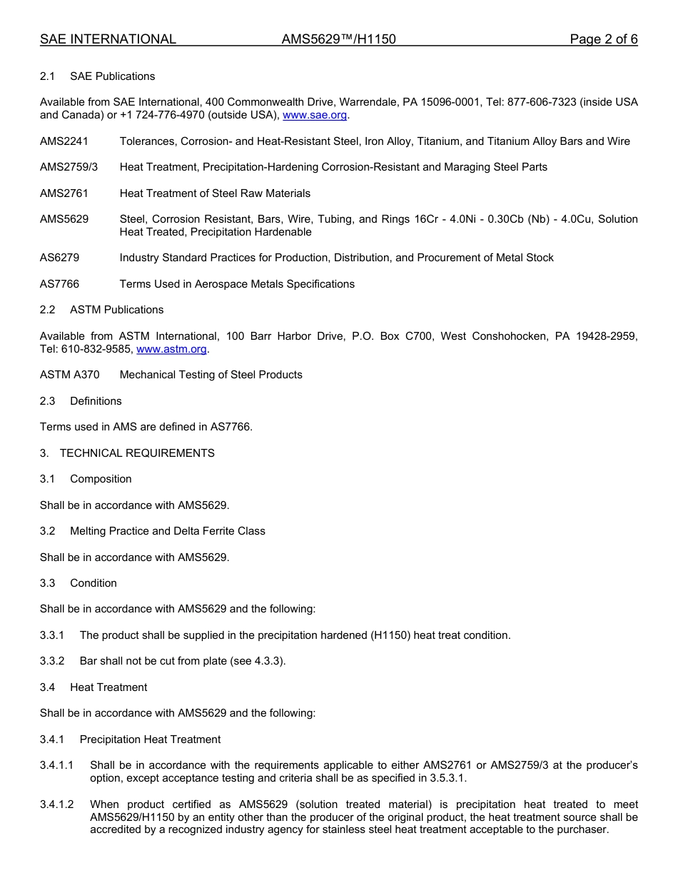 SAE AMS 5629-H1150-2023.pdf_第2页