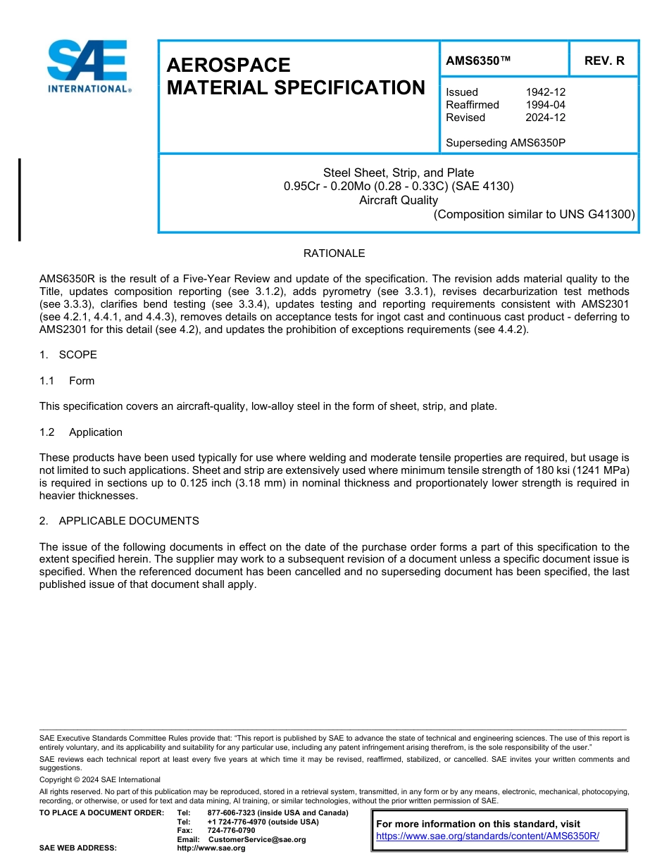 SAE AMS 6350R-2024.pdf_第1页