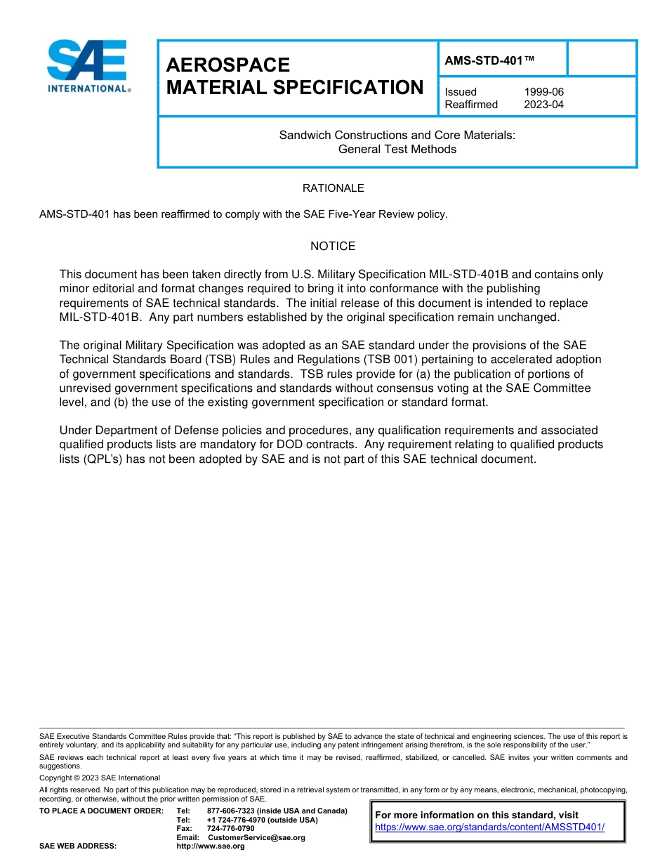SAE AMS-STD-401-2023.pdf_第1页