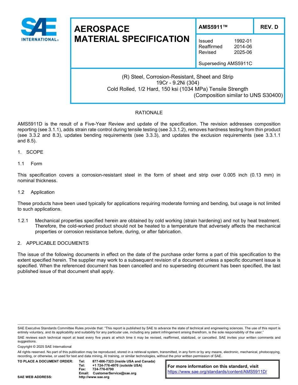 SAE AMS 5911D-2025.pdf_第1页