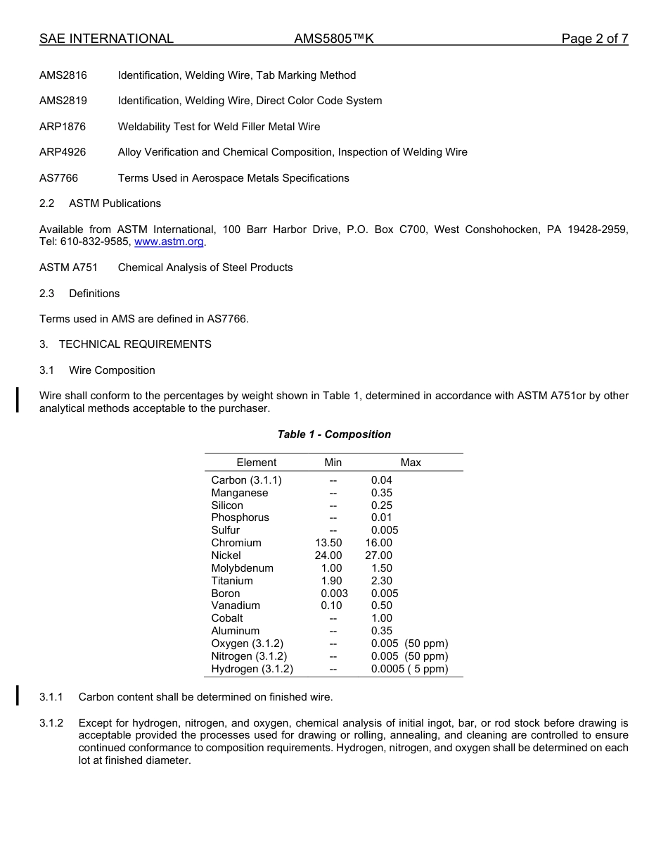 SAE AMS 5805K-2024.pdf_第2页