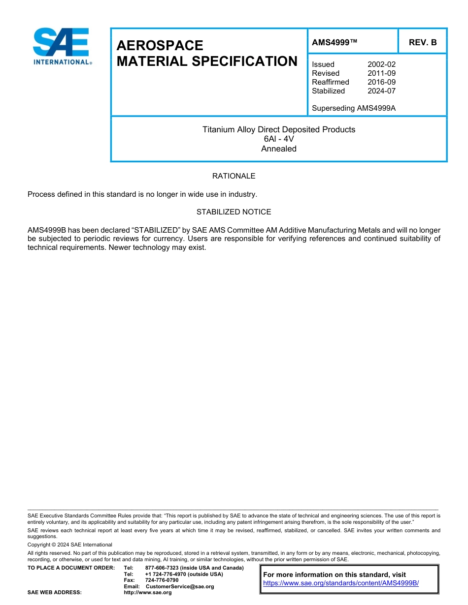 SAE AMS 4999B-2024.pdf_第1页